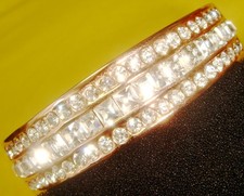 ARMBAND ARMREIF 🚭 18K GOLD PLATED •SWAROVSKI Elem.KRISTALL ROSAGOLD