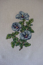 Fertiges Stickbild "HIBISKUS " G.Gebert, Kreuzstich-Träume 2