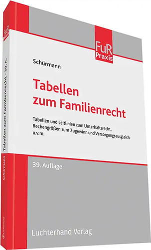 Tabellen zum familienrecht - tabellen,