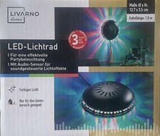 Livarno home Lichtrad Partybeleuchtung Party Led Musiksensor Partylicht bund