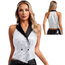 DE Frauen Funkelnde Pailletten