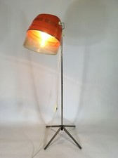 Vintage Stehlampe Upcycling Trockenhaube Krups Leuchte Lampe 70er orange 