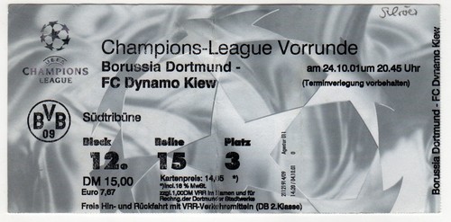 Ticket borussia dortmund - dortmund,