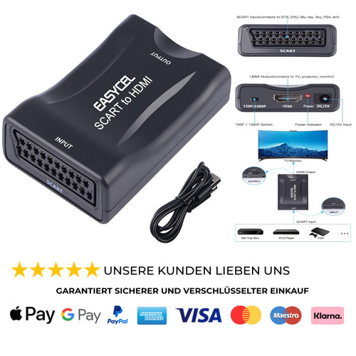 Scart hdmi konverter - scart,