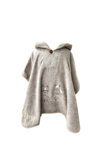 Bauernhof badeponcho mit name - bauernhof,