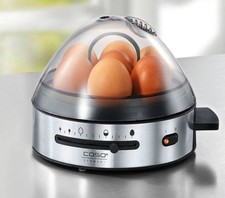 CASO Elektronischer Eierkocher für 7 Eier, Silber - B Ware