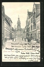 Ansichtskarte Suhl, Steinweg