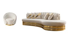 Moderner Chesterfield Set