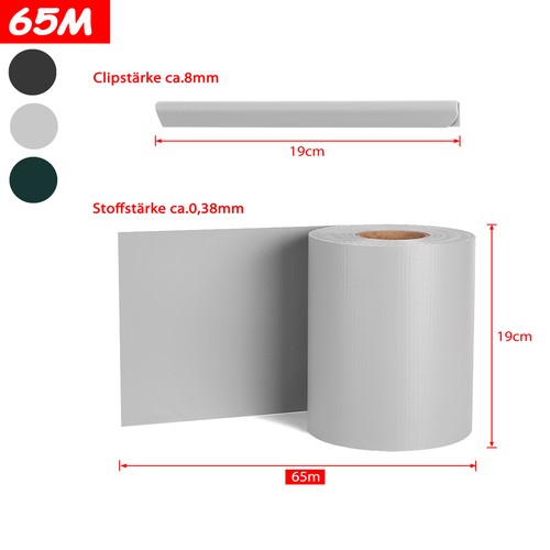 Pvc sichtschutz 35m 65m 70m - 65m,
