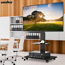 UNHO TV Ständer Standfuß auf Rollen 55 60 65 70 Zoll Fernsherständer Universal