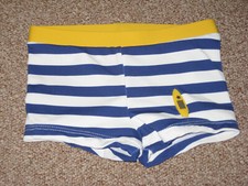 Baby-Badehose ZARA 80 cm 6-12 Monate (Bademode Surf-Board blau weiss gelb) *NEU*