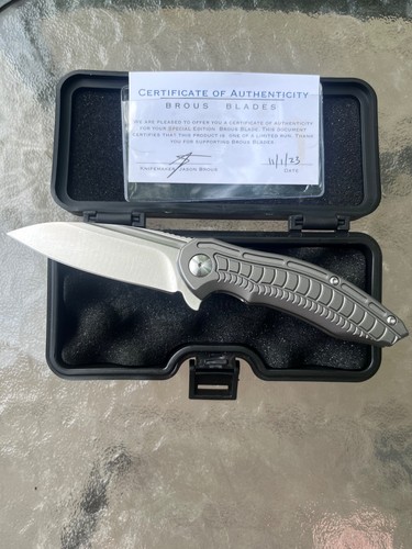 New brous blades framelock - brous,