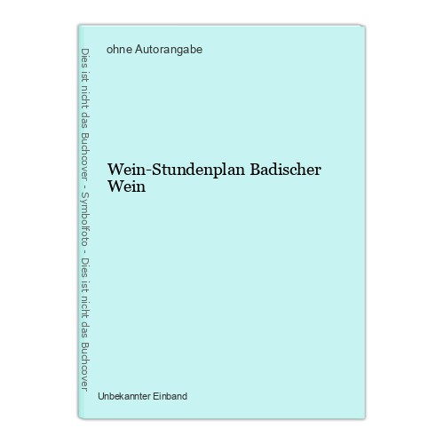 Wein stundenplan badischer - wein-stundenplan,