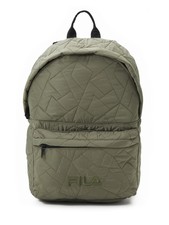 Fila - Kleiner Unisex Rucksack Tasche Olivgrün mit Steppmuster - BINAN