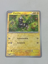 Pokémon TCG Einzelkarte Elezeba NM