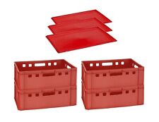 4 Stapelboxen Lagerkiste Box