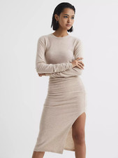 Reiss Damen-Midi-Kleid Charley