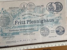 1914 Rechnung Fritz