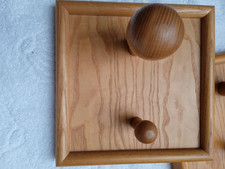 Wand Garderobe - Wandhaken - Aufhängung - Kleideraufhängung - Holz