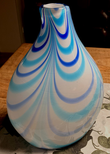 Ovale murano glas - ovale, vase