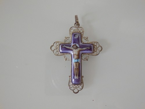 Vintage rostov finift kreuz - vintage,