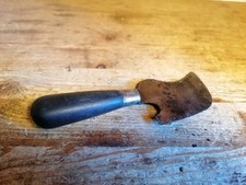 Altes Sattlermesser Ledermesser  Viertelmond Messer Sattler Leder