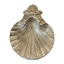 Muschel Messing Aschenbecher