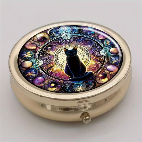 Magische katze pillendose - magische,