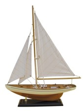 Segelyacht Segelboot Segelschiff Schiff Yacht Segel 40 cm Schiffsmodell NEU