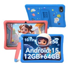 TABWEE K10 Kinder Tablet 2025 10.1 Zoll Andriod 15 12GB+64GB 5G Wifi Widevine L1