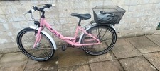 Mädchen Fahrrad 24 Zoll, Weiß/Rosa