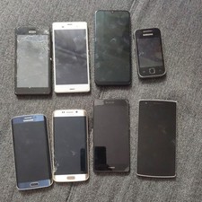 8 Handys Sony Huawei  Samsung Galaxy  SMARTPHONES Konvolut Bastler[DEFEKT]