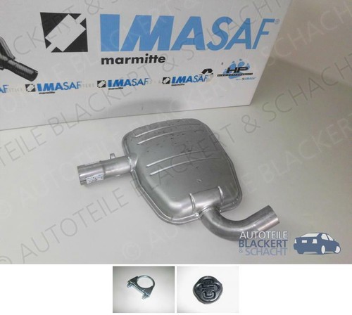 Imasaf auspuff mitteltopf - imasaf,