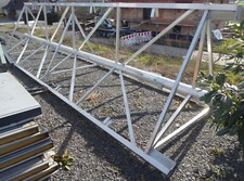 Werbeschild Firmenschild Werbemast Alumast Aluminium 184 x 600 cm