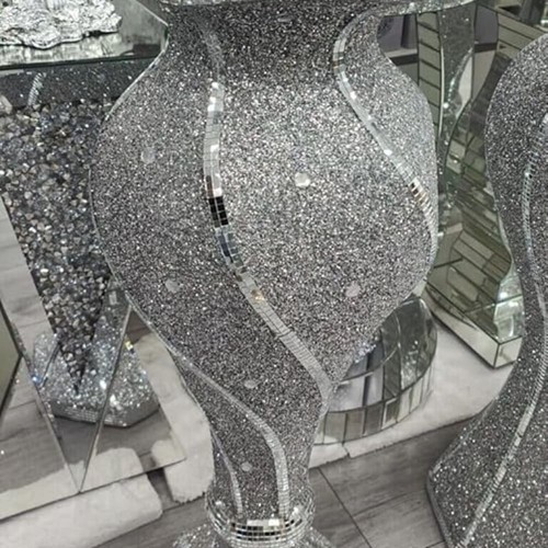 Glänzende silber glitzernde
