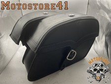 Harley Davidson Satteltaschen Leder schwarz Softail 06-13