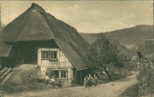 Ansichtskarte schwarzwaldhaus - ansichtskarte,