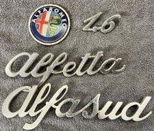 Alfa Romeo Oldtimer Schriftzug