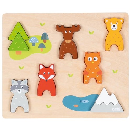 Goki 57364 einlegepuzzle - goki,