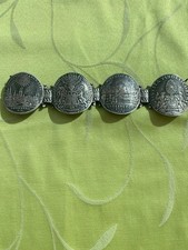 Münzarmband Silber aus 4 antiken Silbermünzen