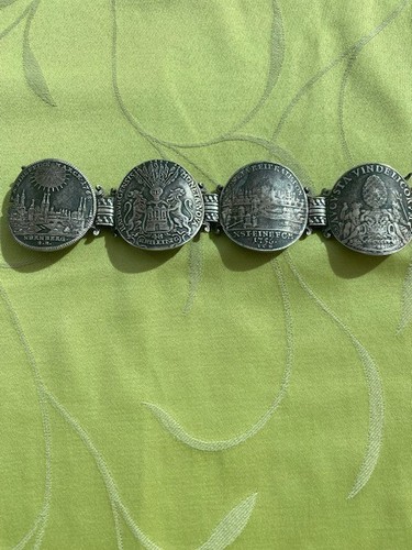Münzarmband silber aus - münzarmband,