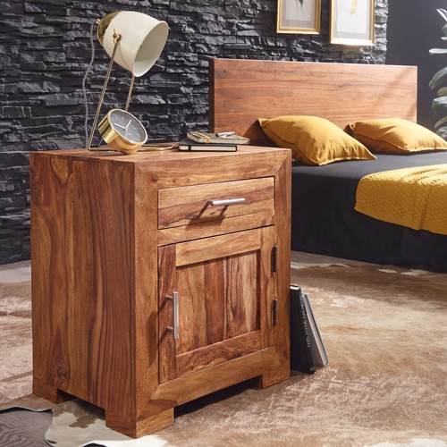 Finebuy nachttisch massivholz - nachttisch,