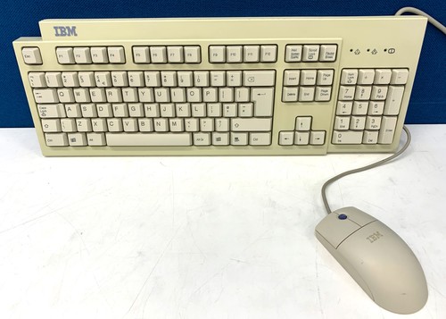 Vintage ibm tastatur und - und, maus