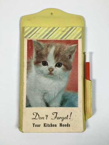 Vintage katze notiz notizblock - vintage,