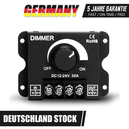 Led dimmer 12v 24v - 12v, dc