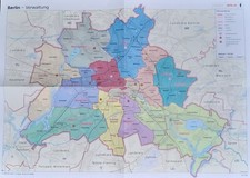 Stadtkarte Berlin 12 Bezirke