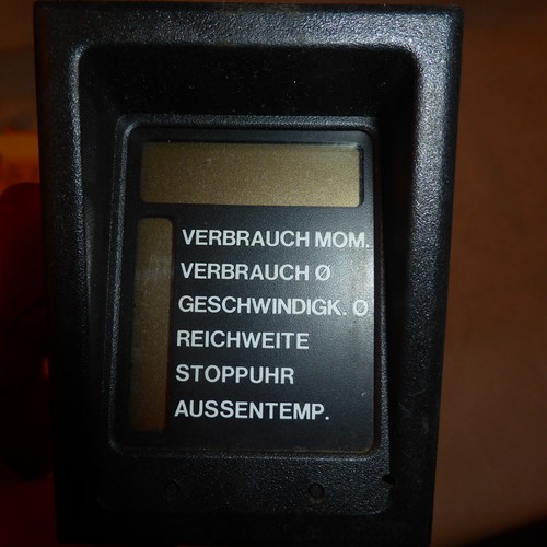 Opel monza bordcomputer - a,