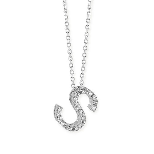 Buchstabe collier kette mit - buchstabe,