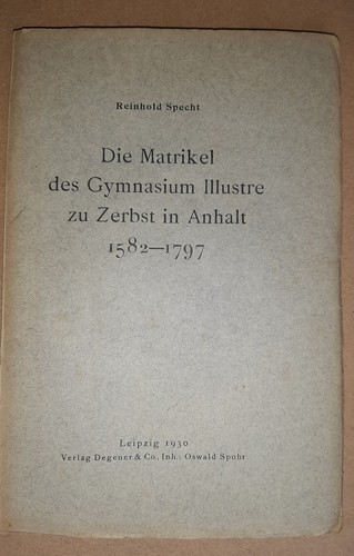 Matrikel des gymnasiums - matrikel,