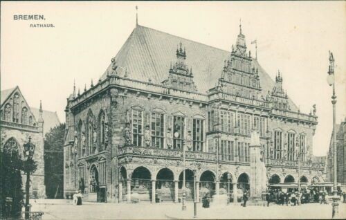 Ansichtskarte bremen rathaus - bremen,